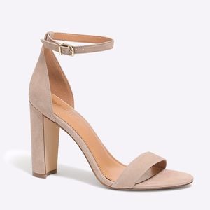J.Crew Suede Chunky Heel Sandals sz 6.5